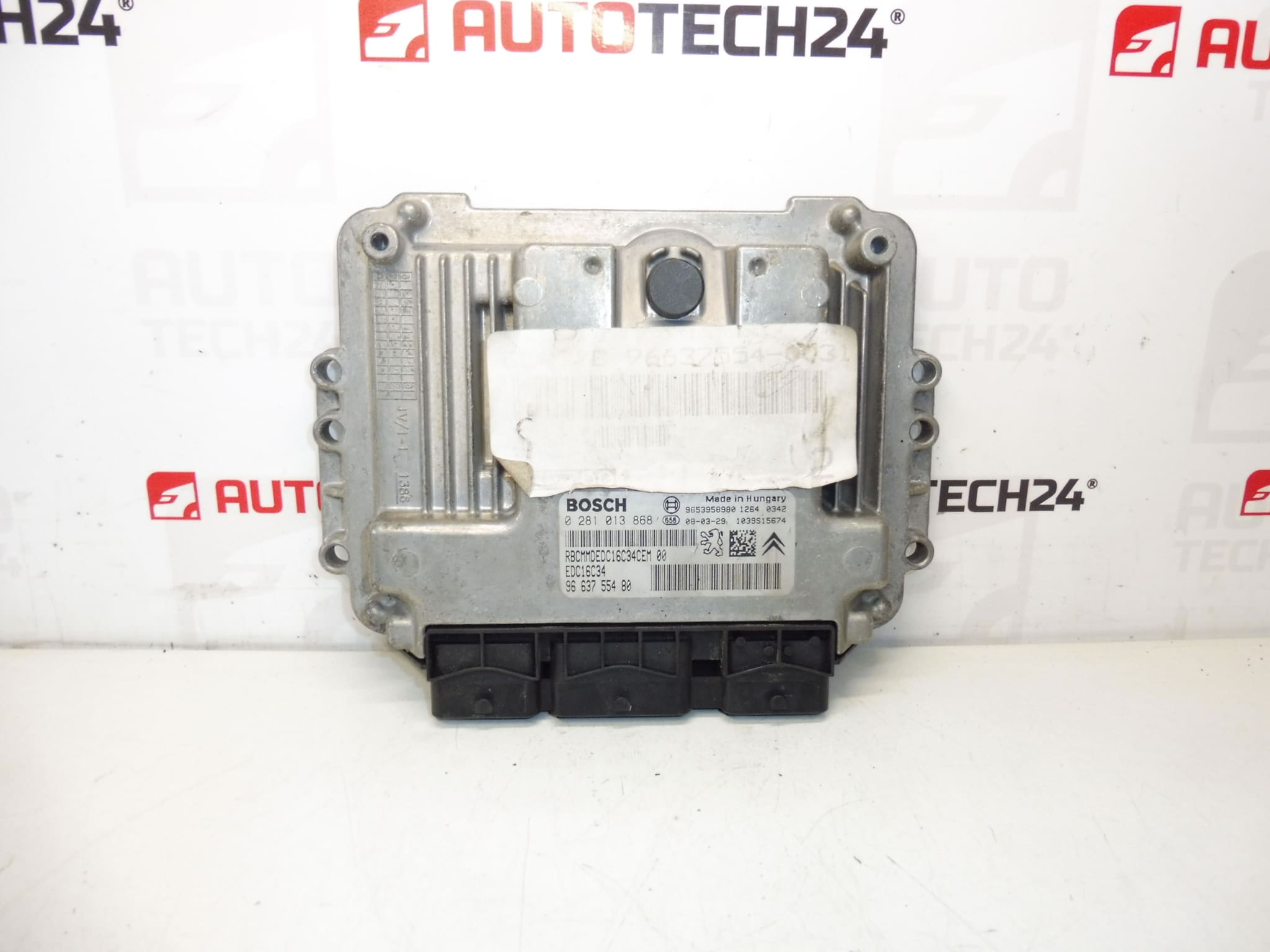 Unité de Contrôle Moteur Bosch EDC16C34 pour Citroën Peugeot 9663755480 0281013868 1942KY